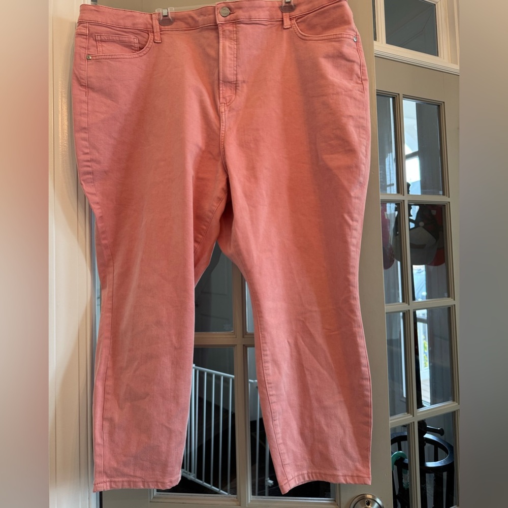 LC Lauren Conrad Pink Ankle & Cropped Jeans